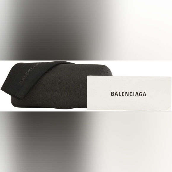NEW BALENCIAGA BB0266S 001 BLACK UNISEX BALENCIAGA SUNGLASSES - Picture 8 of 8